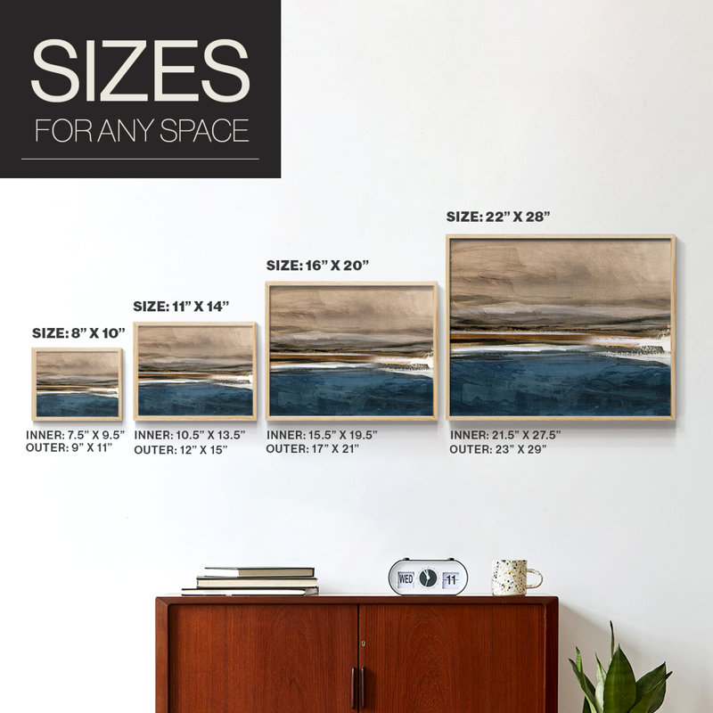 «Faraway Memory» - reproduction encadrée - réarmable, H 8 po x l 10 po, Naturel