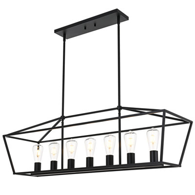 Luminaire suspendu 7 lumières pour îlot de cuisine