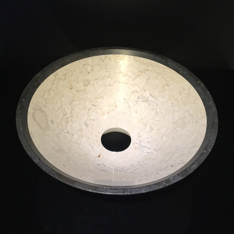 Duotono 16'' L Bathroom Sink, Beige