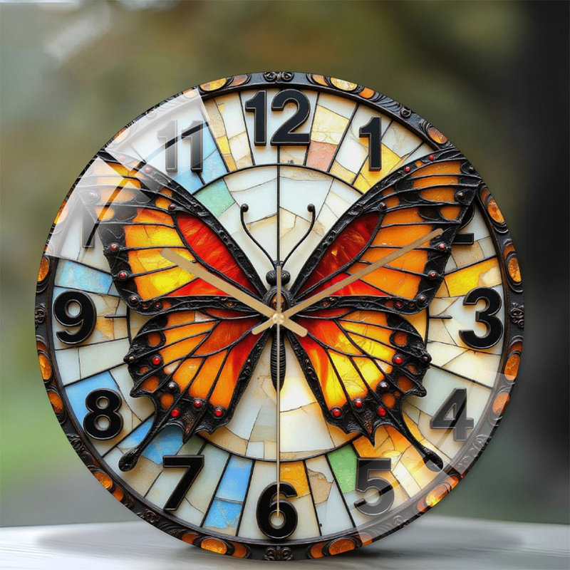 Horloge murale Butterfly