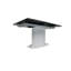Wilibald Extendable Metal Base Dining Table
