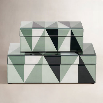 Zafir Glass and Wood Box Set