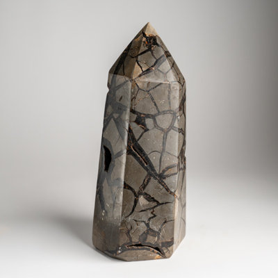 Véritable poli septarien Druzy Point de Madagascar (15 lb)