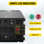 Onduleur de puissance, onduleur à onde sinusoïdale modifiée de 2500 W, courant continu de 24 V à CA