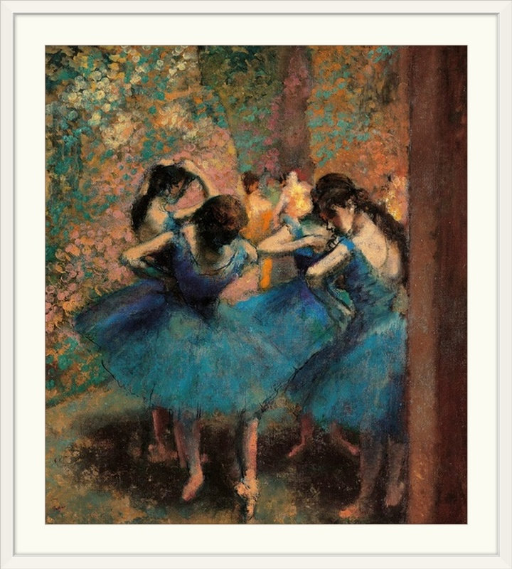 «Dancers in Blue (Danseuses Bleues), ca. 1893, musée d'Orsay par Edgar Degas, reproduction d'art, H 24 po x l 19 po x P 1 po