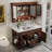 American village simple retro bathroom Vanity