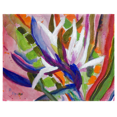 Oller Polyester Floral Rectangle Placemat