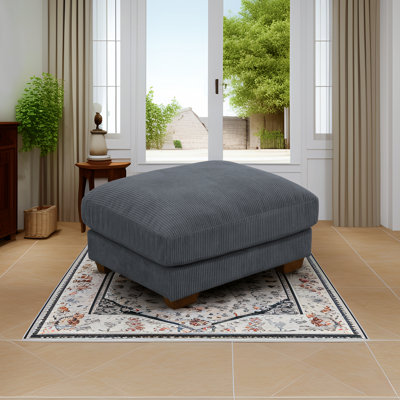 Corduroy Living Room Ottoman