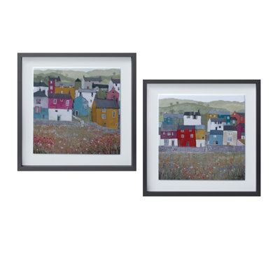 House - 2 Piece Picture Frame Painting