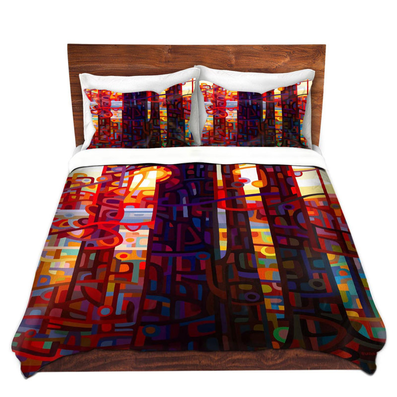 Ensembles de housse de couette DiaNoche en microfibre par Mandy Budan - Cornaline matin