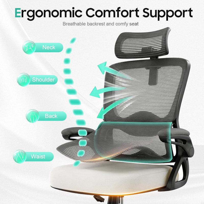 Office Chair, Dark Grey