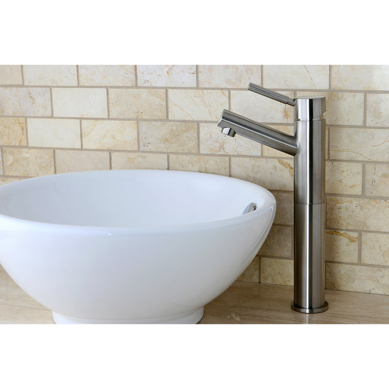 Concord Vessel Sink Faucet, Brushed Nickel