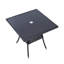 Newson Rectangular Metal Outdoor Dining Table With Umbrella Hole , 80cm cm W 80cm cm D-270328075