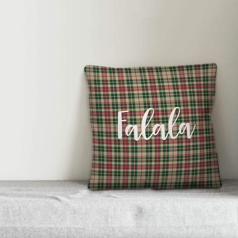  Housse de coussin Falala in Tartan, Housse de coussin