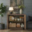 30,3 po Armoire de rangement avec 1 tablette et garniture dorée Accent Cabinet Office-272775529-273404030