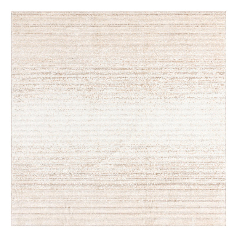 Hulsey Striped Indoor Rug, Square 7'3"