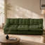 Canapé modulaire 107 places à 3 places Cloud, canapé modulaire avec assise profonde et treillis, tissu chenille respirant de couleur verte-248709556