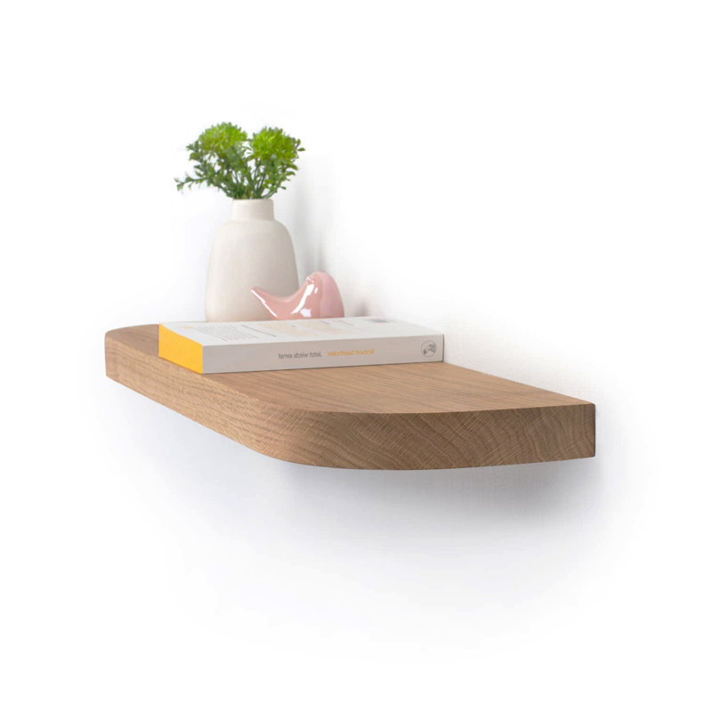 Carters Solid Wood Floating Shelf, Bright