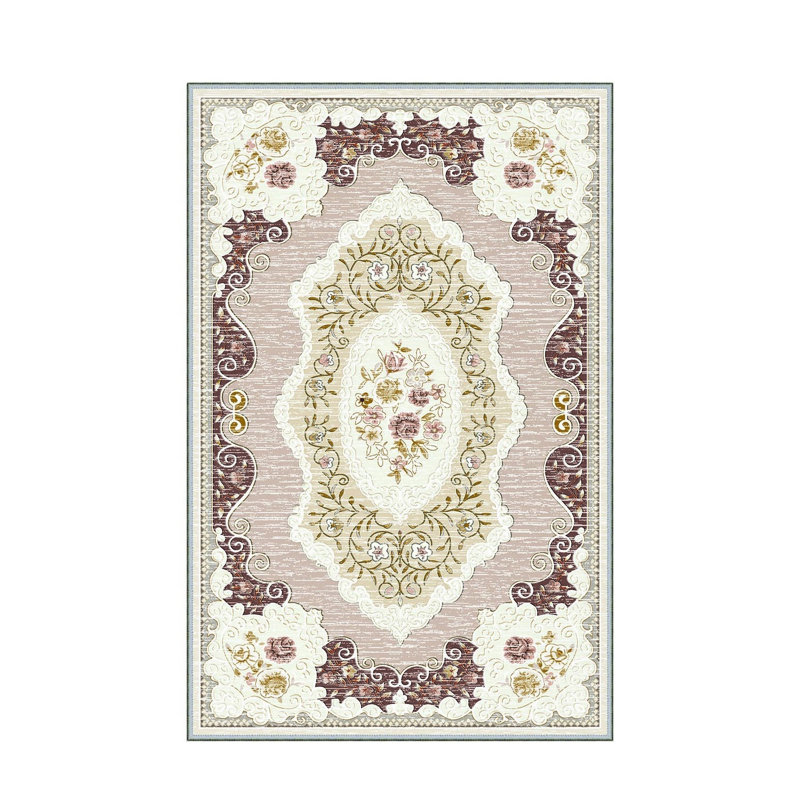 Antibacterial Hall Carpet, 39.4 x 59.1 inches | 100% Polyester, 0.4 in Pile Height, Non-Slip PVC Felt Dot Underside | Machine Washable, 3D Digital Printing, Durable & Stylish for Modern Home Décor