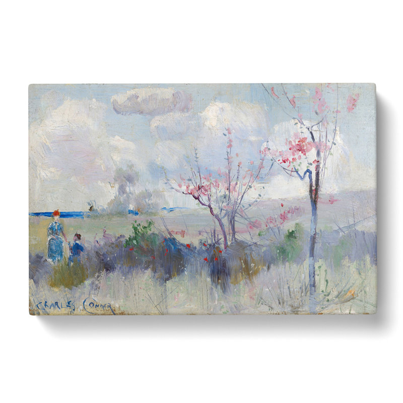 Herricks Blossoms by Charles Conder - Wrapped Canvas, 35cm H x 50cm W x 3cm D