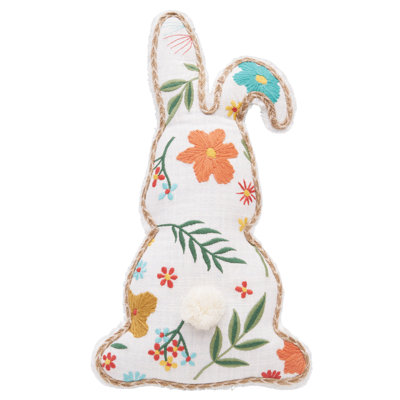 Blossom Bunny Shaped Throw Pillow