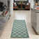 Adianey Red Barrel Studio Easy Care Trellis Aqua/Teal Blue Indoor/Outdoor Area Rug