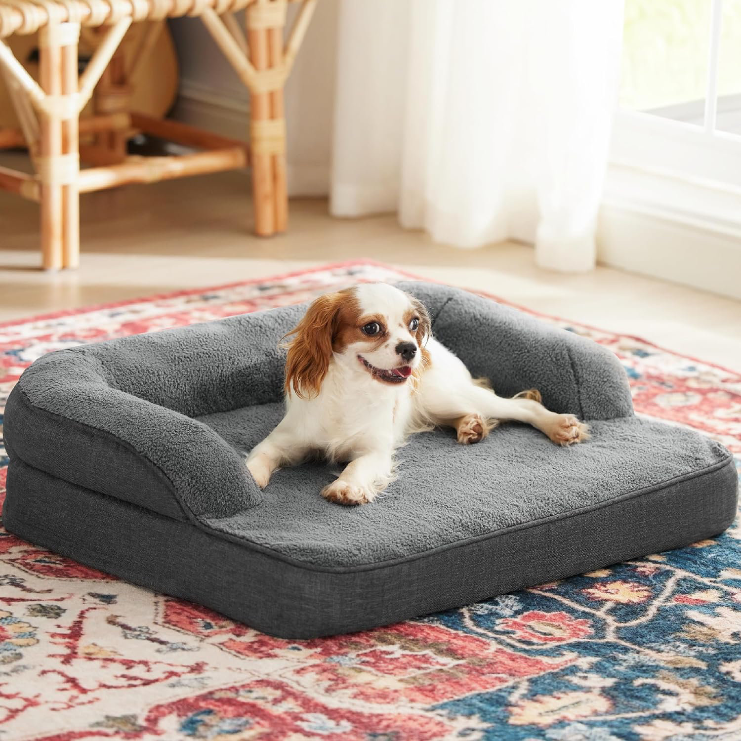 Bolster dog best sale beds on sale