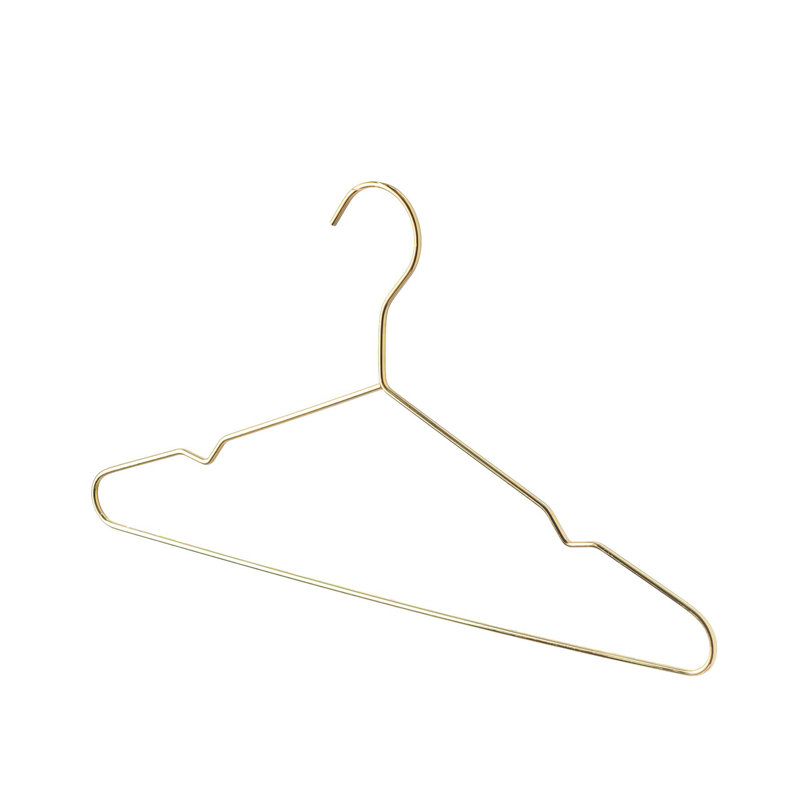 Harbour Housewares - Metallic Coat Hanger, Gold