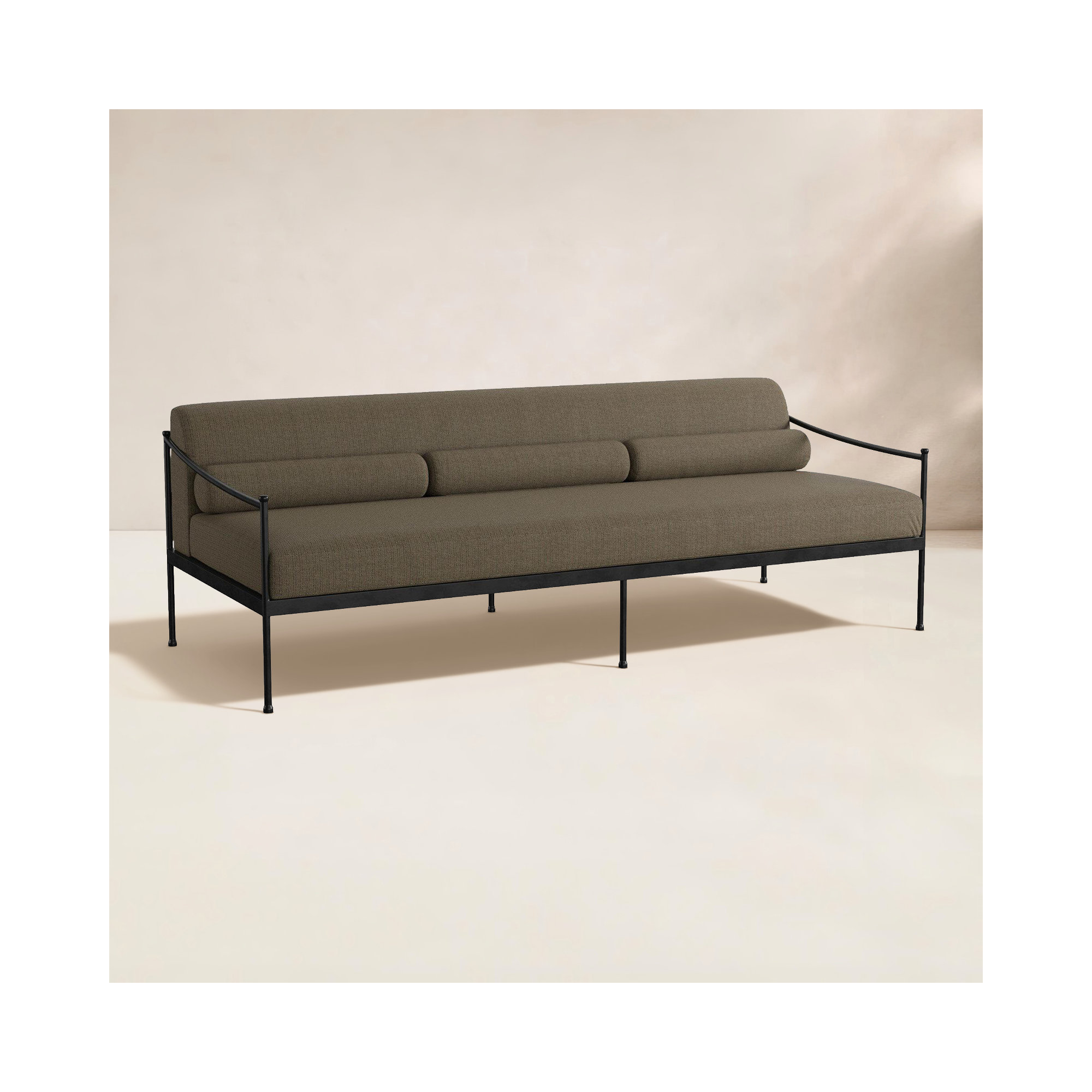 Letta 81" Outdoor Sofa, Ambro Stripe