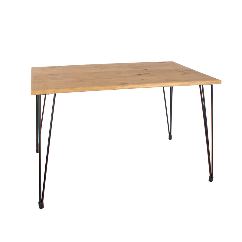 Augusta Rectangular industrial design Dining Table, H76 x L118 x W20 cm