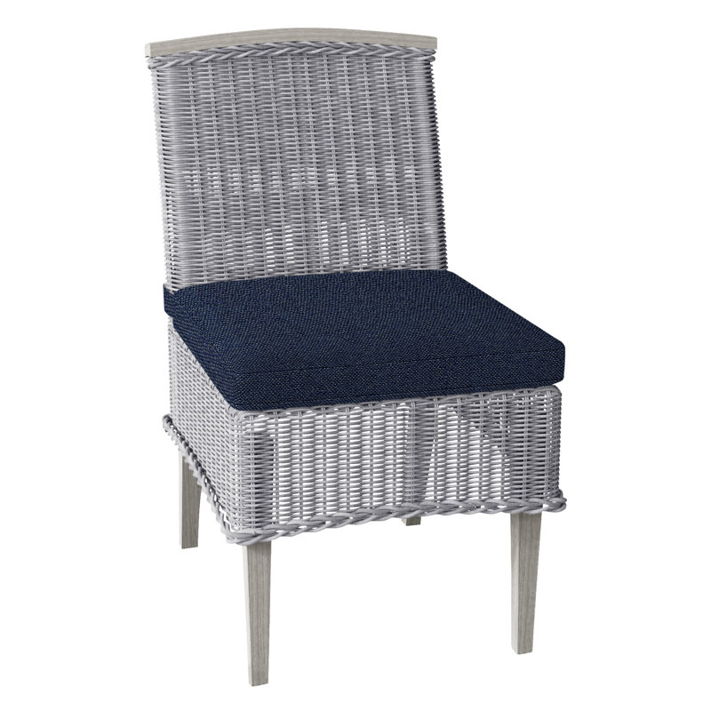 Chaise d'appoint Astoria Woven - Huître, Huître, Pas de soudure, Indigo Intermix