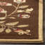 Tapis brun / bourgogne à motif floral Maggio-21588005