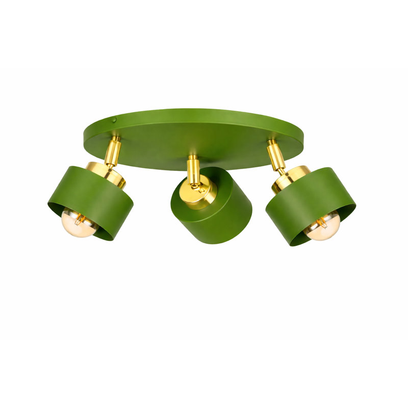 Steel Spotlight, Green/Gold