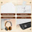 Bureau pour travailler debout électrique à hauteur réglable 45 po, blanc-788937261-788937263