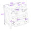 Élégant meuble-lavabo compact avec lavabo en céramique, tiroirs de rangement et protection anti-débordement-571503132