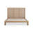 Solid Oak Slatted Platform Bed In Blonde-106910205