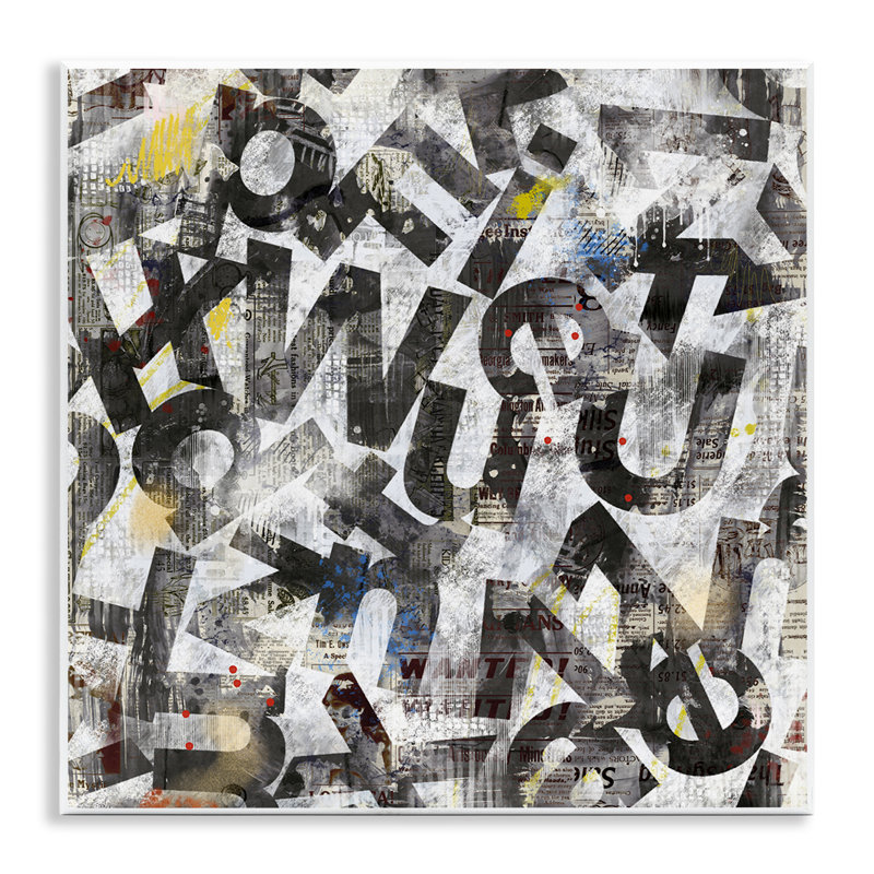 «Mixed Letters Abstraction» par Laura Gibson
