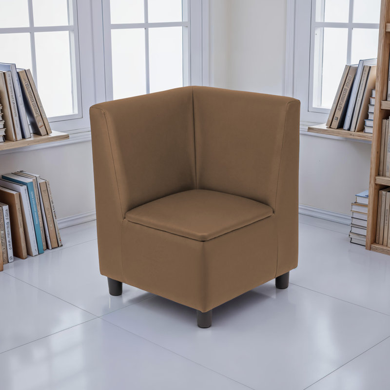 Kid Comfort Collective Modular Corner Chair - Chocolate, Chocolate