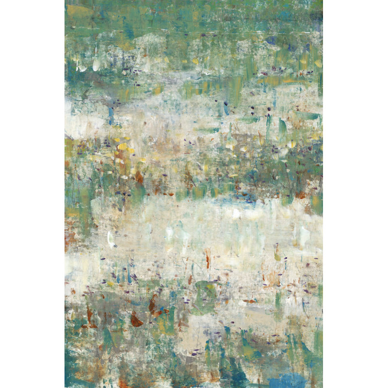 Flower Path II by Timothy O' Toole - Wrapped Canvas Painting, 46cm H x 30cm W