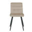 Chaise d'appoint rembourrée en velours Girton-885659794