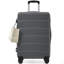 Valise 24 po Hardshell ABS à carreaux, valise de voyage extensible durable avec roulettes, serrure TSA