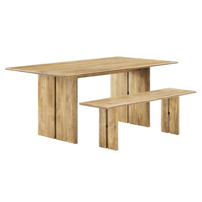 Ensemble de table de salle à manger et de banc Modist Amistad