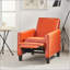 Fauteuil inclinable par pression avec motif floral classique et rembourrage de qualité supérieure