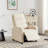 19" W Modern and Soft Touch Faux Chenille Fabric Comfortable Upholstered  Manual Recliner-285947430