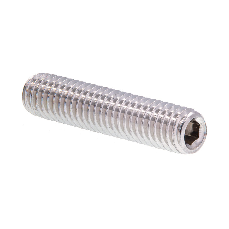 Socket Set Screws, 1/4 in-20 X 2 in, Grade 18-8 Stainless Steel (10 Pack), 4.25" H x 2.9" W x 0.4" D, Stainless Steel