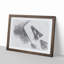 The Ace of Spades in Abstract - Framed Print-55729594-55729597