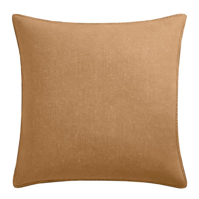 Taie d'oreiller réversible 100 % lin français, style rustique moderne, 68,5 x 68,5 cm (27 x 27 pouces).