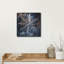  «Snowflake 1» par Rey Klimt, art mural en métal, 36 po x 36 po-2146784579
