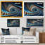 «Turquoise Fractal Mystery V», reproduction sur toile-87363191-87363188