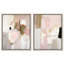 «Pink Frost Serenity», ensemble d'art mural encadré par Art Remedy, cadre noir, 36 x 45-135358700-135358699